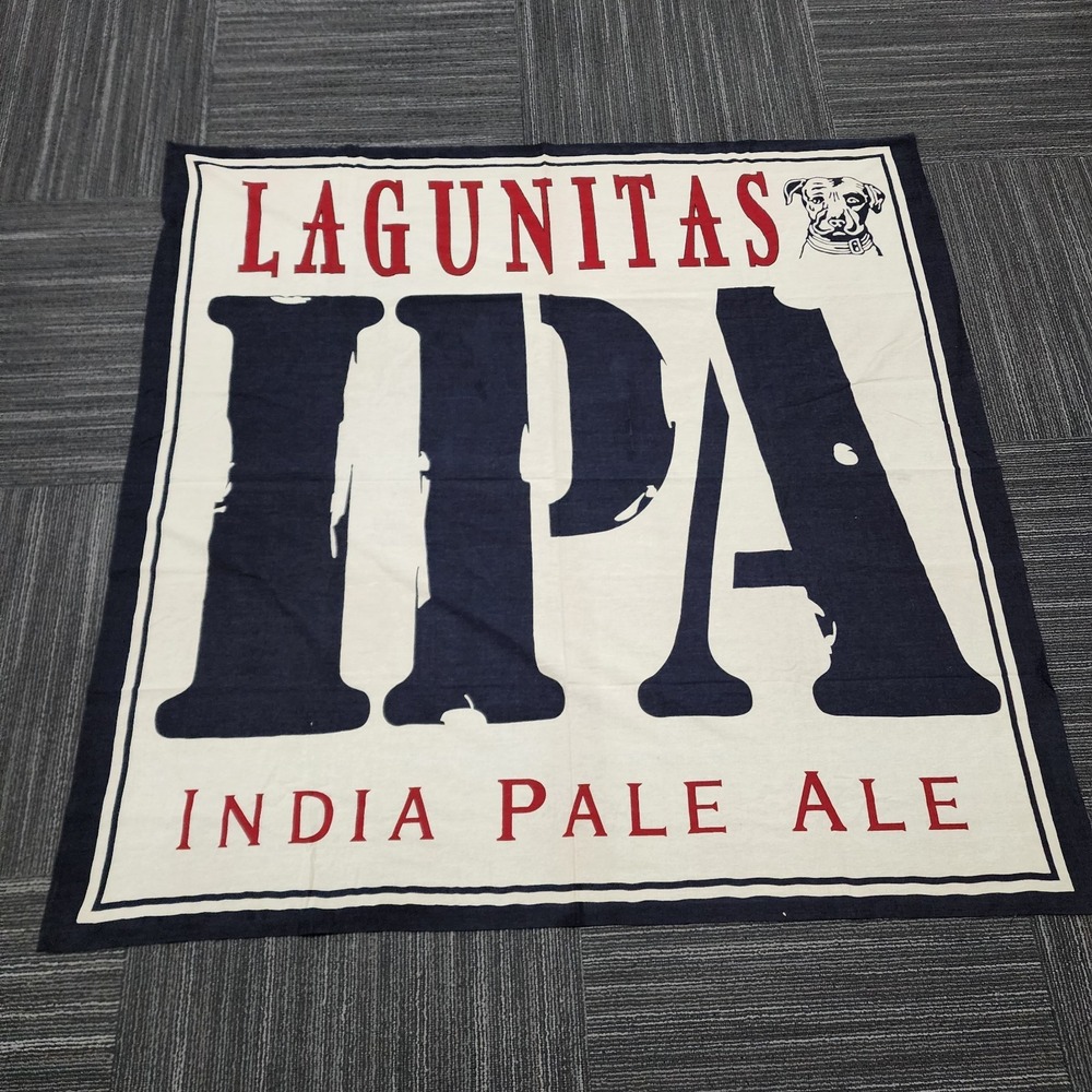 Lagunitas Brewing Company IPA Banner Flag Sign 58" X 58" Beer Sign Cotton